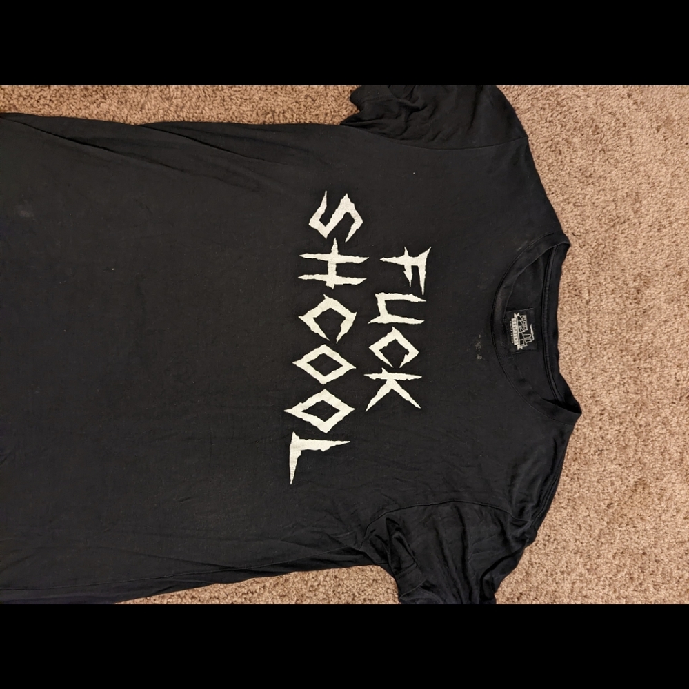 ULTRA RARE! DROPDEAD 'F*ck School' Special Edition Tee Shirt